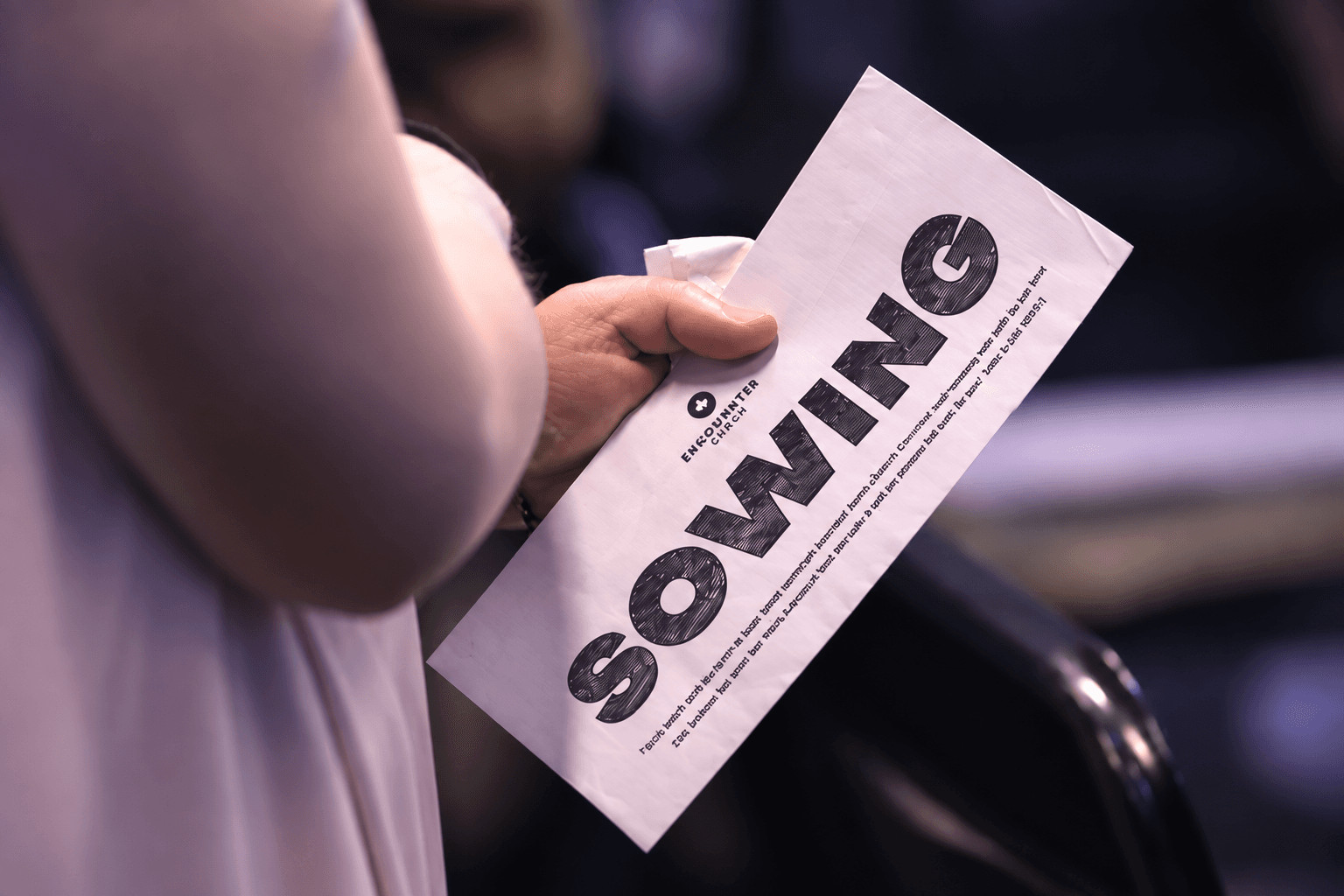 For a Greater Tomorrow — sowing seeds of generosity